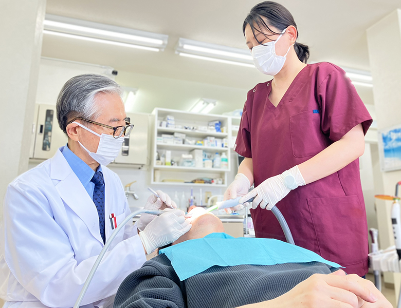 成瀬（町田市）の歯医者、シンシアメディカル歯科のむし歯治療